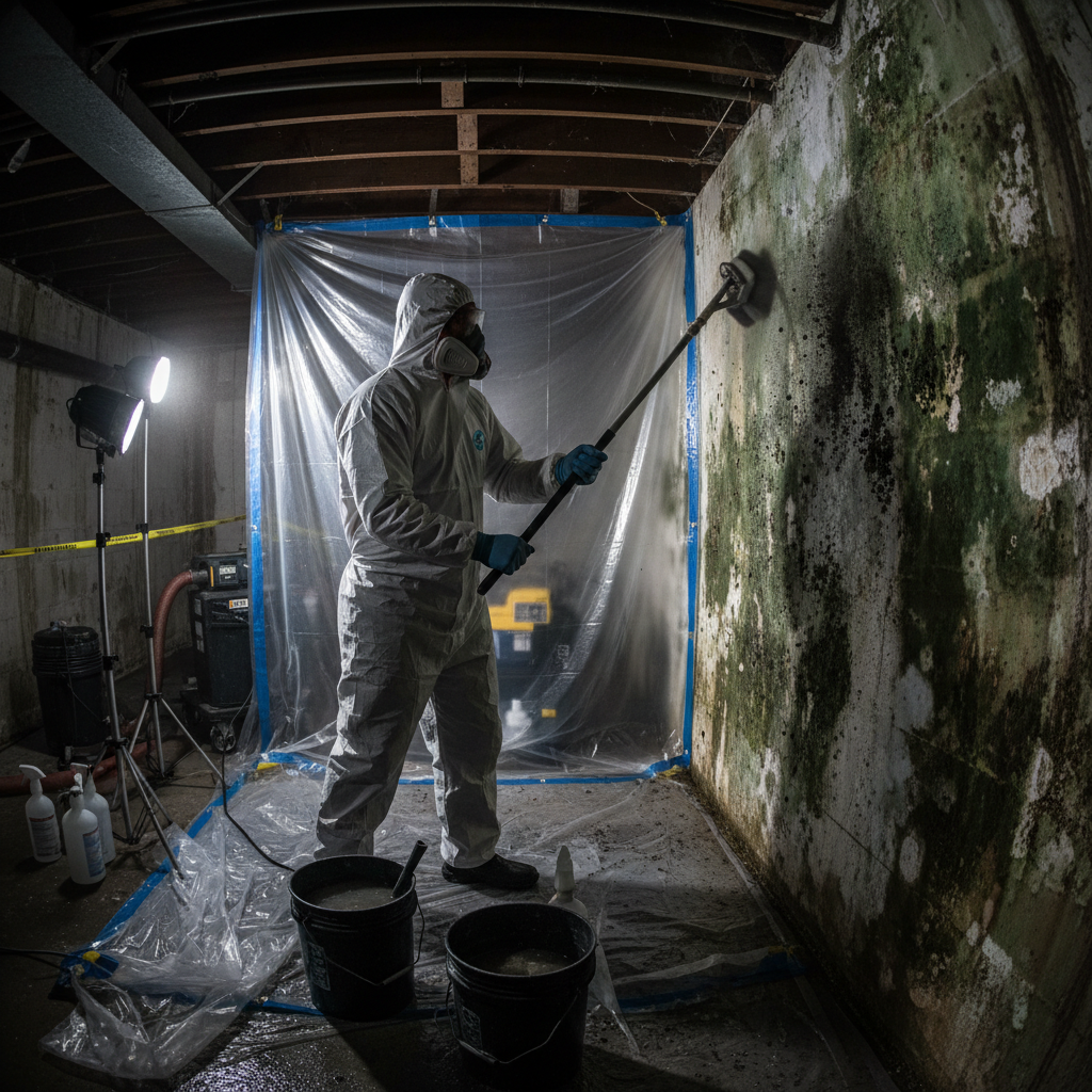 Basement Mold Removal in Boca Raton