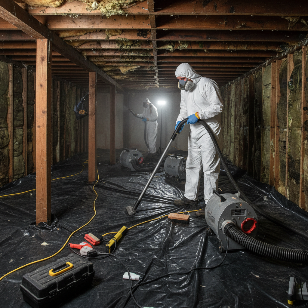 Crawl Space Mold Remediation